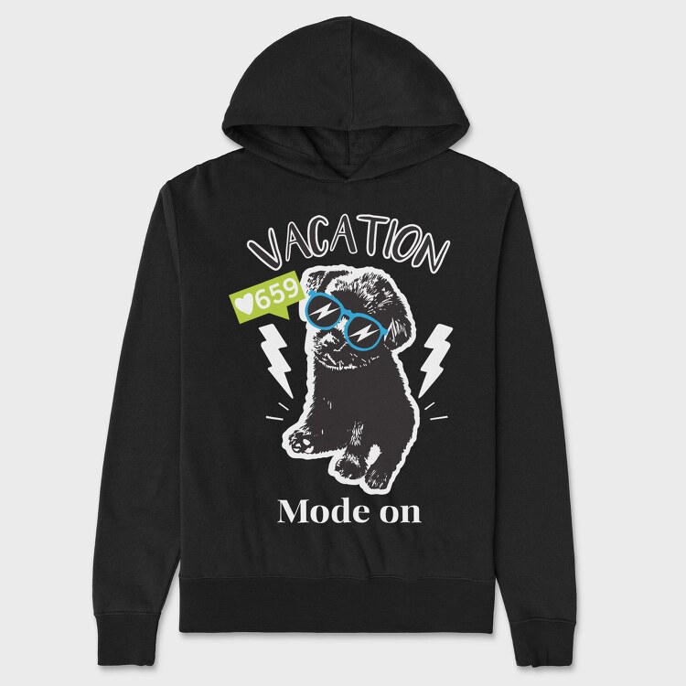 Vacation Mode On, Hanorac Oversize Barbati (Unisex)