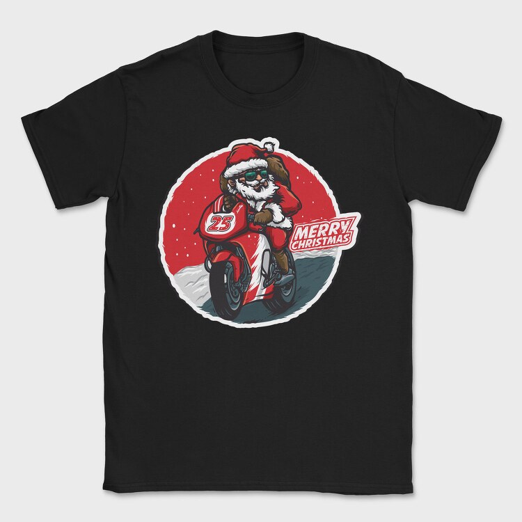 Santa Speedster, Tricou Barbati (Unisex)