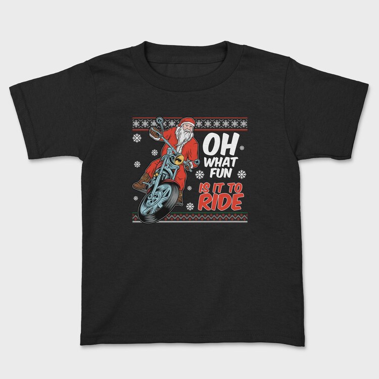 Santa Biker Ride, Tricou Copii