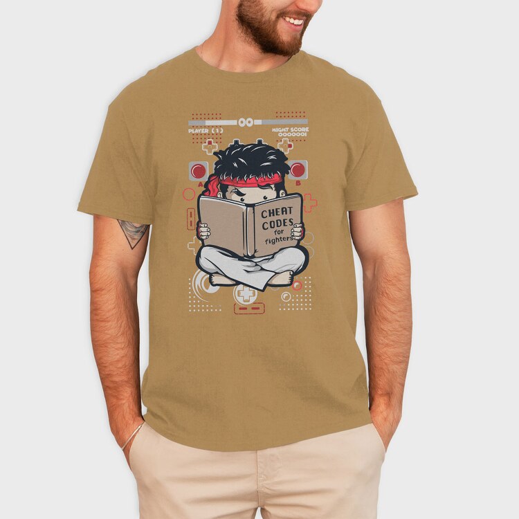 Cheat Codes For Fighters, Tricou Barbati (Unisex)