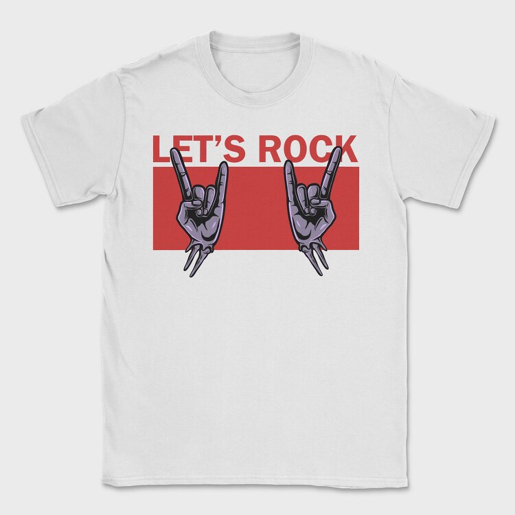 Rock On Hands, Tricou Barbati (Unisex)