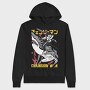 Chainsaw Shark Warrior, Hanorac Oversize Barbati (Unisex)