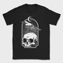 Raven Moon Skull, Tricou Barbati (Unisex)