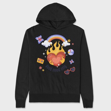 F36 Phantom Glow, Hanorac Oversize Barbati (Unisex)