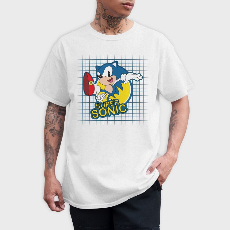 Super Sonic, Tricou Barbati (Unisex)