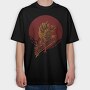 Raven Arrow Strike, Tricou Oversize Barbati (Unisex)