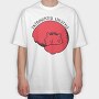 Introverted Cat, Tricou Oversize Barbati (Unisex)