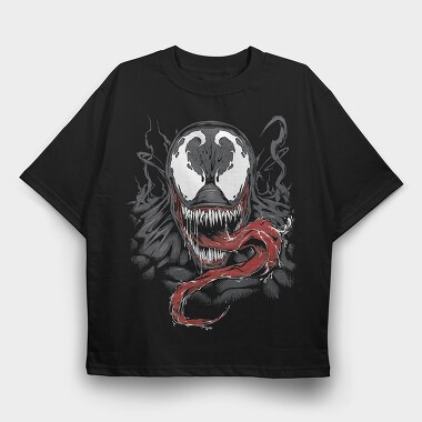 Venomous Grin 1, Tricou Oversize Barbati (Unisex)