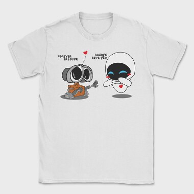 Wall E Love You, Tricou Barbati (Unisex)