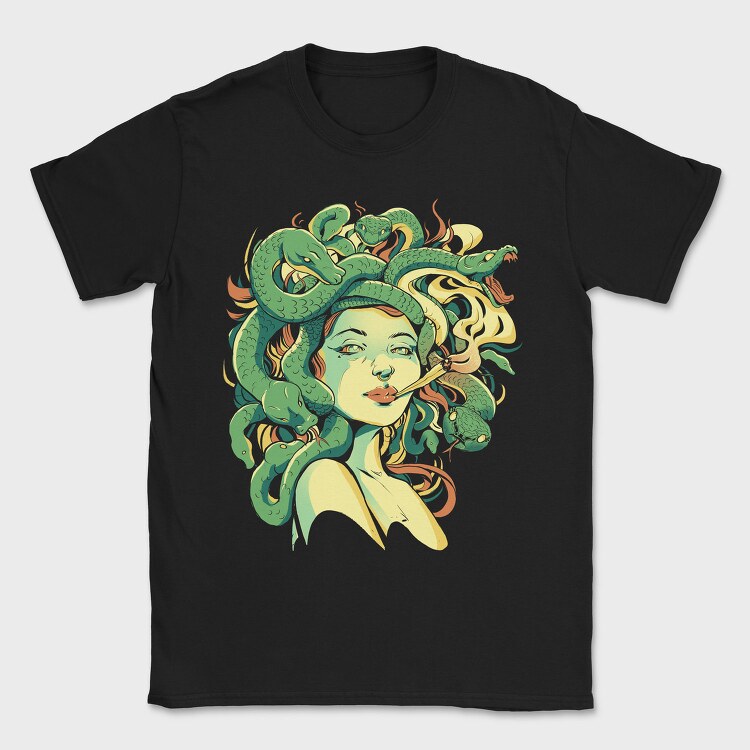 Cannabis Medusa Stoner, Tricou Barbati (Unisex)