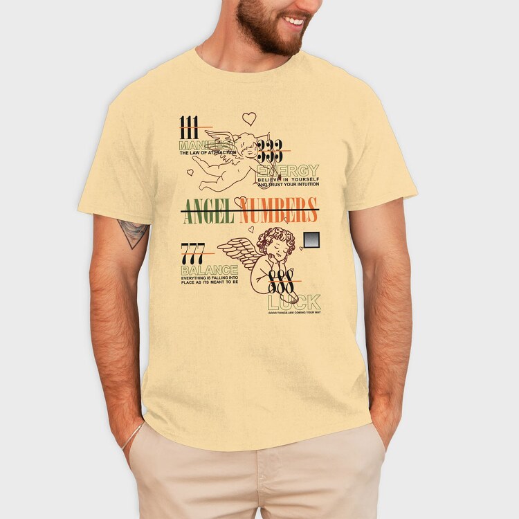 Angel Numbers 1, Tricou Barbati (Unisex)