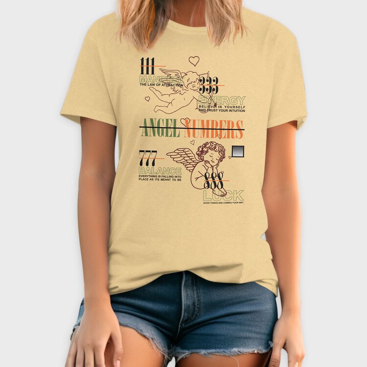 Angel Numbers 1, Tricou Barbati (Unisex)
