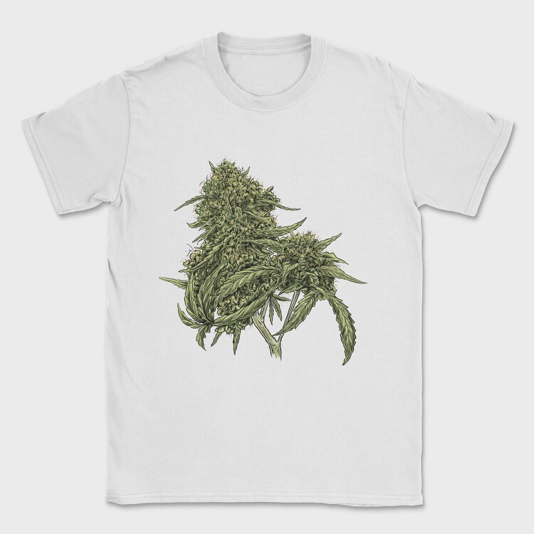 Cannabis Pud Plant Weed, Tricou Barbati (Unisex)