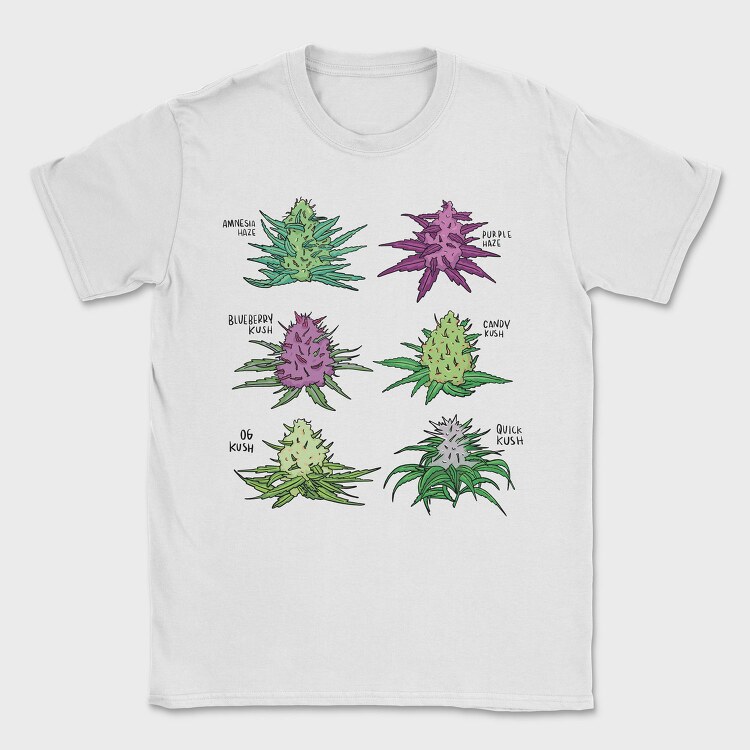 Cannabis Strain, Tricou Barbati (Unisex)