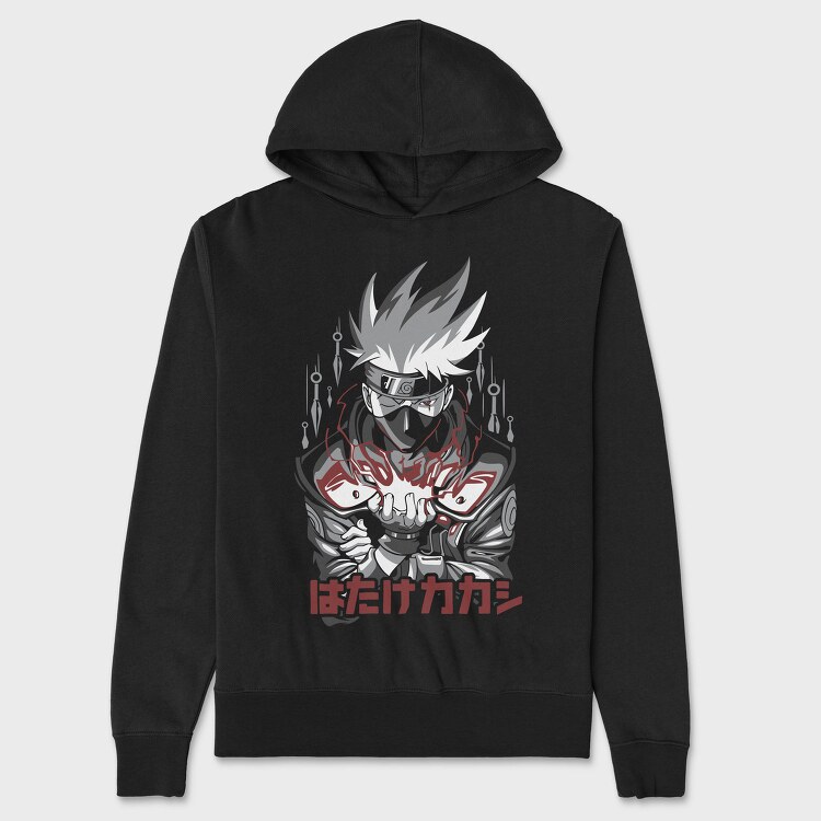 Kakashi Shadow Strike, Hanorac Oversize Barbati (Unisex)