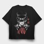 Sabo Flame Top Hat, Tricou Oversize Barbati (Unisex)