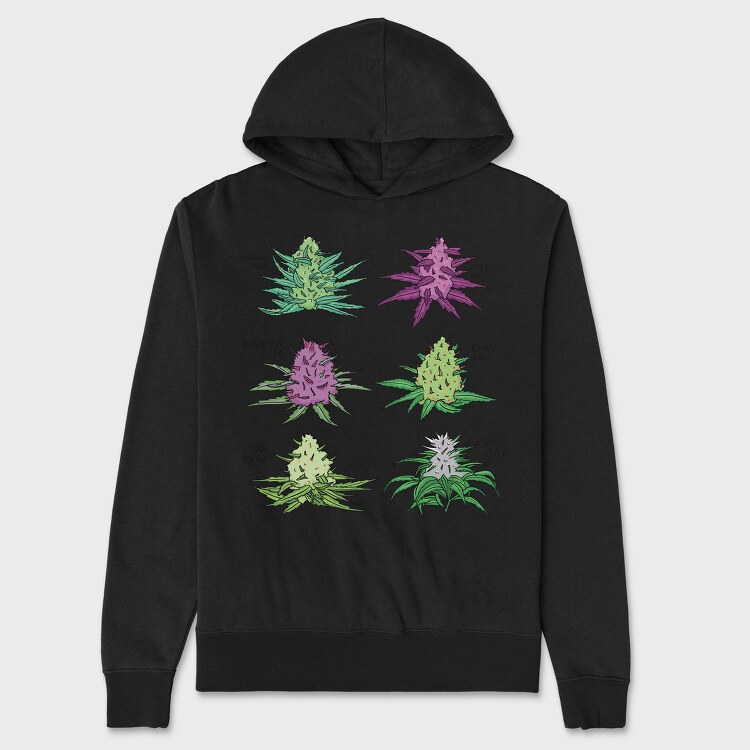 Cannabis Strain, Hanorac Oversize Barbati (Unisex)
