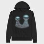 Cannabis Trichome Closeup Magic, Hanorac Oversize Barbati (Unisex)