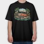 Peace Bus Beach, Tricou Oversize Barbati (Unisex)