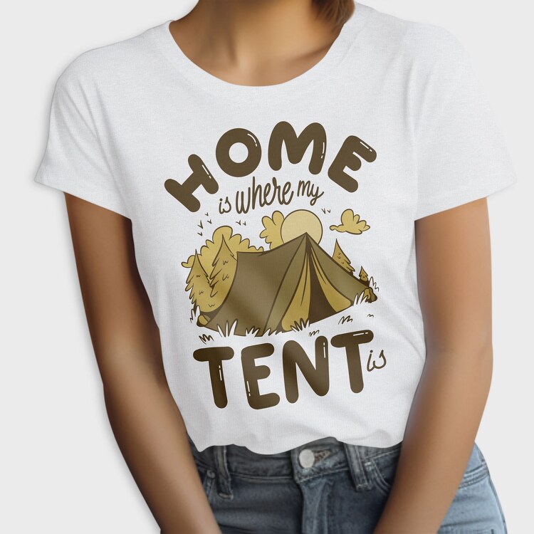 Home Is Where My Tent Is, Tricou Femei