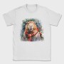 Capybara Christmas Throw Pillow, Tricou Barbati (Unisex)