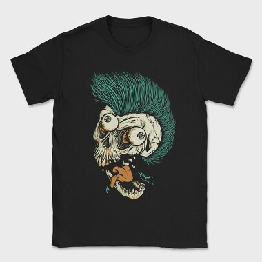 Punk Skull, Tricou Barbati (Unisex)