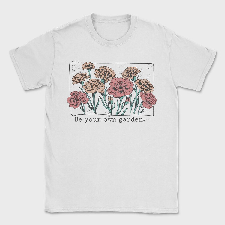 Carnation Flowers Garden, Tricou Barbati (Unisex)