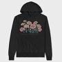 Carnation Flowers Garden, Hanorac Oversize Barbati (Unisex)