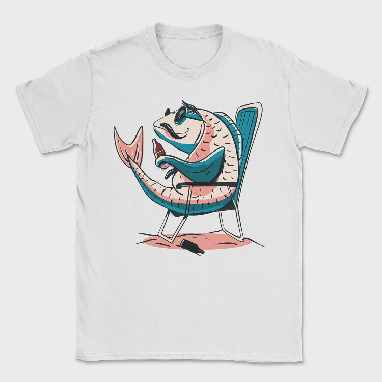 Carp Fish Beer, Tricou Barbati (Unisex)