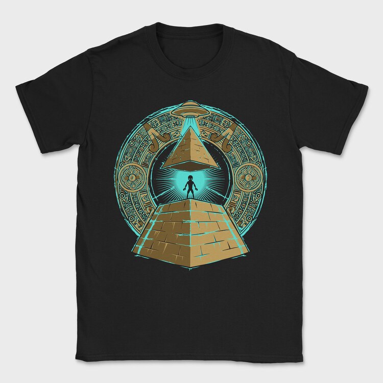 Pyramid Alien Portal, Tricou Barbati (Unisex)