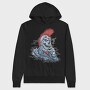 Punk Skull Smoke, Hanorac Oversize Barbati (Unisex)