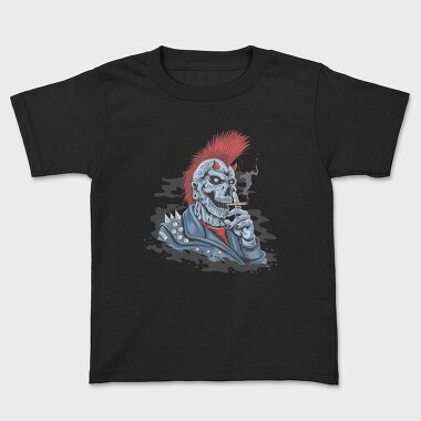 Punk Skull Smoke, Tricou Copii