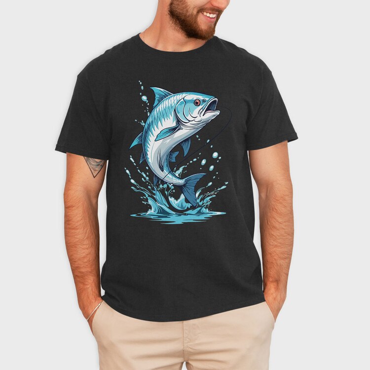 Tarpon Fish, Tricou Barbati (Unisex)