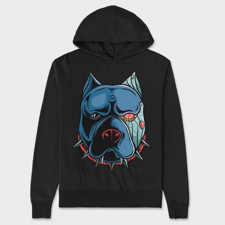 Pittbull Rage, Hanorac Oversize Barbati (Unisex)