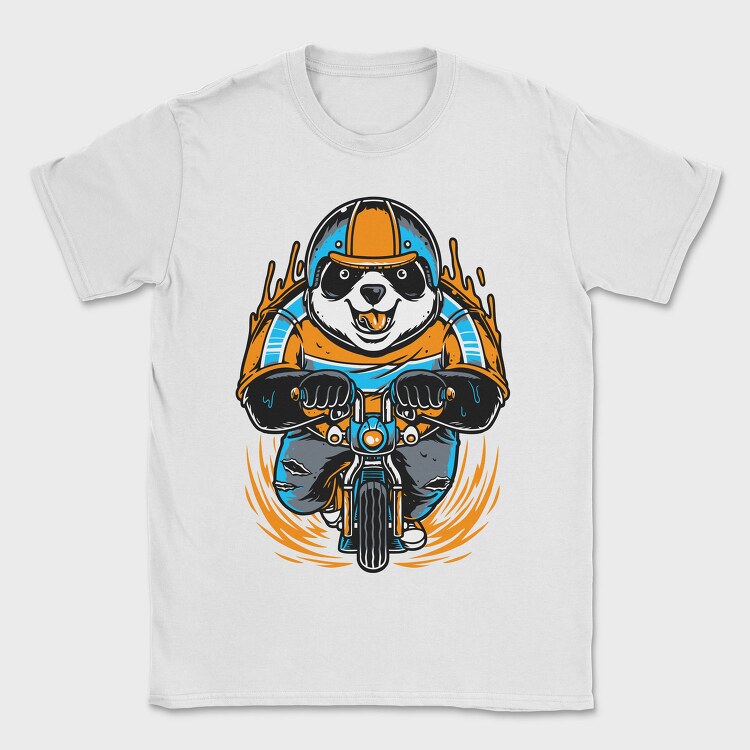 Panda Rider, Tricou Barbati (Unisex)