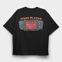 Noobbed Out, Tricou Oversize Barbati (Unisex)