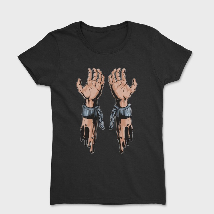 Metal Hands Dripping, Tricou Femei