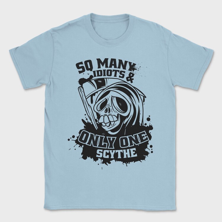 Cartoon Death Scythe, Tricou Barbati (Unisex)
