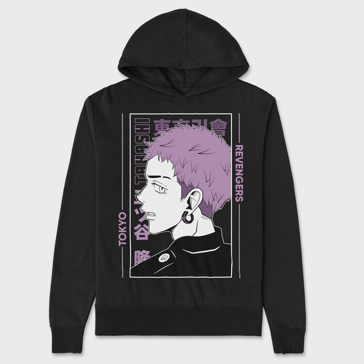 Takashis Midnight Rebellion, Hanorac Oversize Barbati (Unisex)