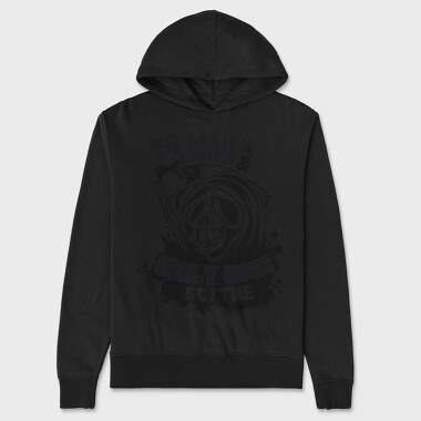 Cartoon Death Scythe, Hanorac Oversize Barbati (Unisex)