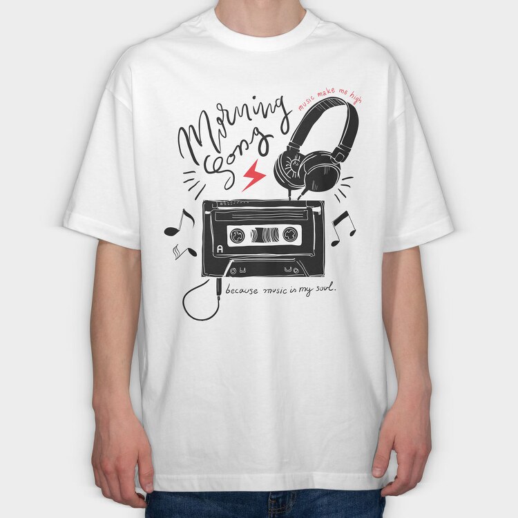 Morning Song High, Tricou Oversize Barbati (Unisex)