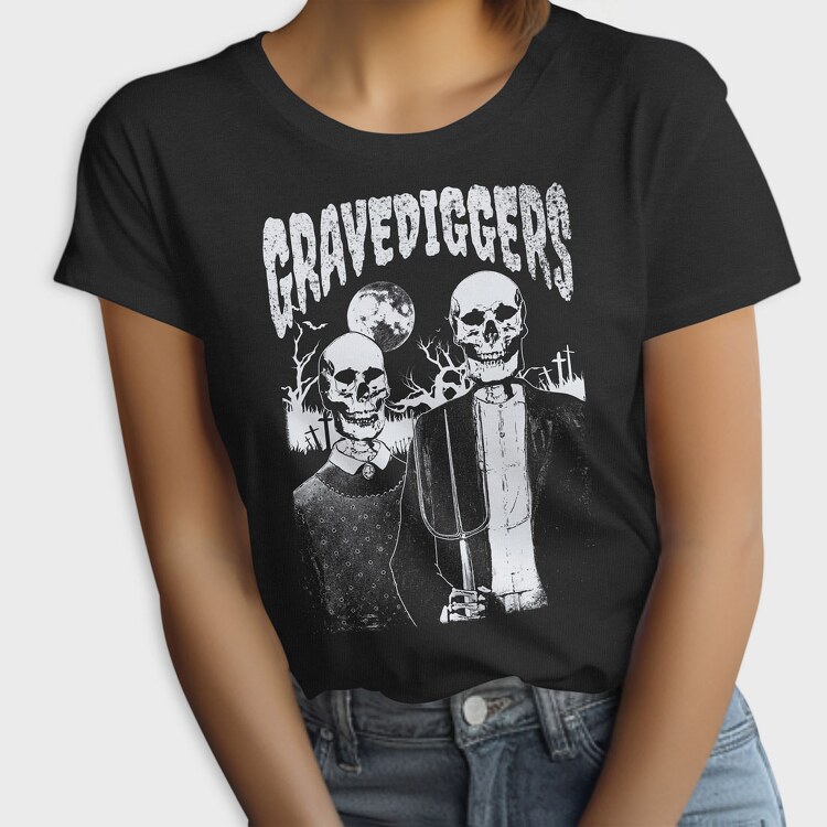 American Gothic Skull, Tricou Femei