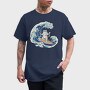 Cat Sushi Wave, Tricou Barbati (Unisex)