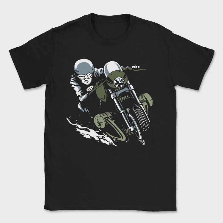 Motorcycle Rider, Tricou Barbati (Unisex)