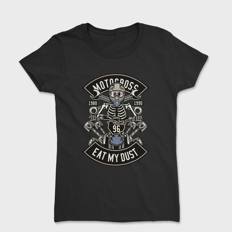 Motocross Skeleton Racer, Tricou Femei
