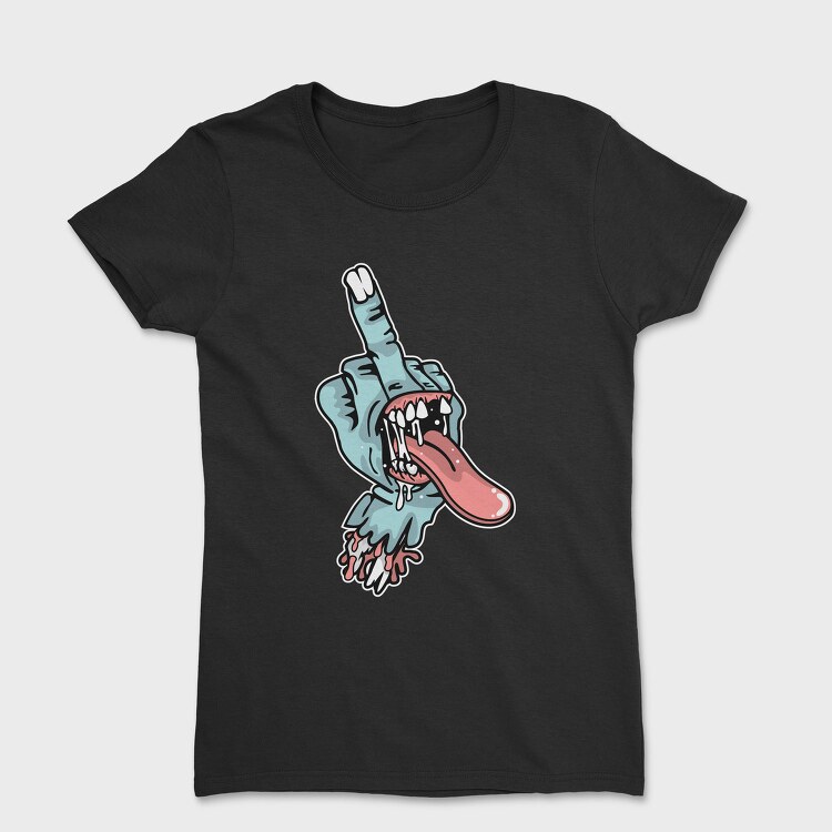 Middle Finger Tongue, Tricou Femei