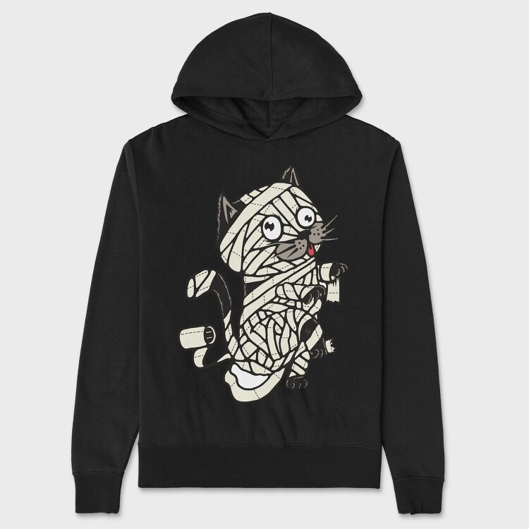 Mummy Kitty, Hanorac Oversize Barbati (Unisex)