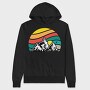Mountain Sunset, Hanorac Oversize Barbati (Unisex)