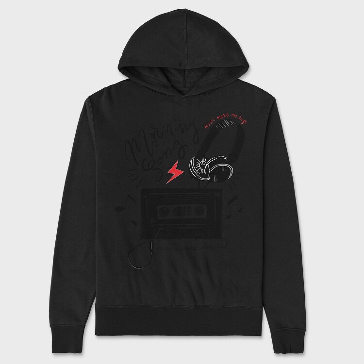 Morning Song High, Hanorac Oversize Barbati (Unisex)