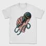 Microphone Fist Grip, Tricou Barbati (Unisex)